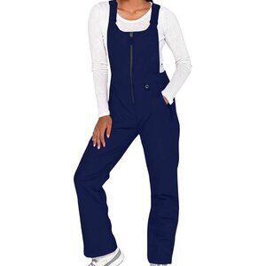 Hanna Andersson Girls Navy Blue Size 14-16 Ski Suit Jumpsuit Elastic Waistband